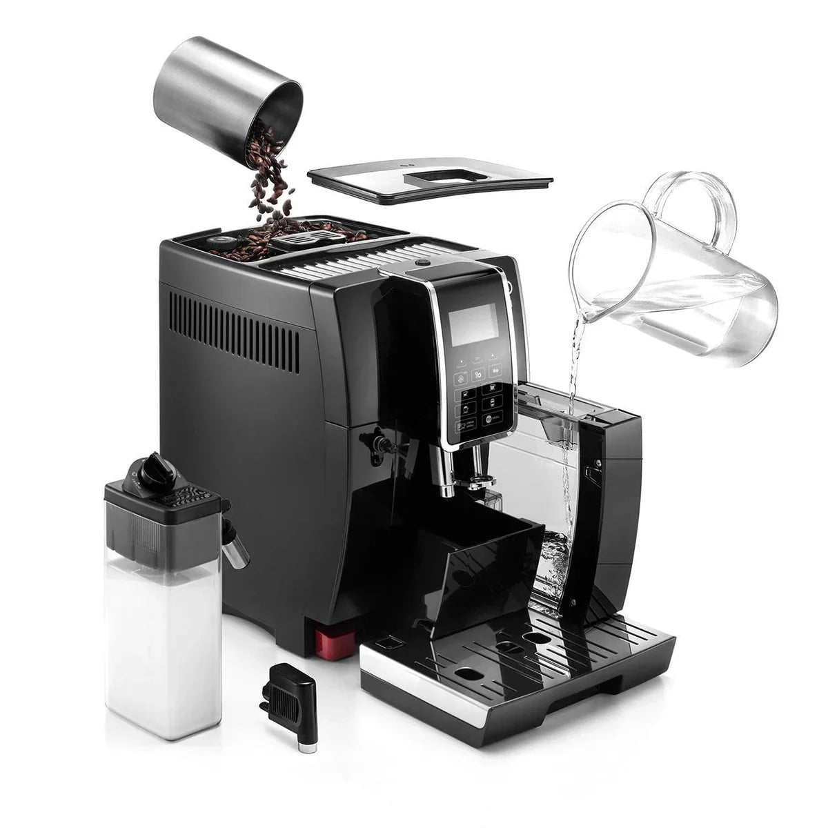 Built in bean to cup coffee machine clearance